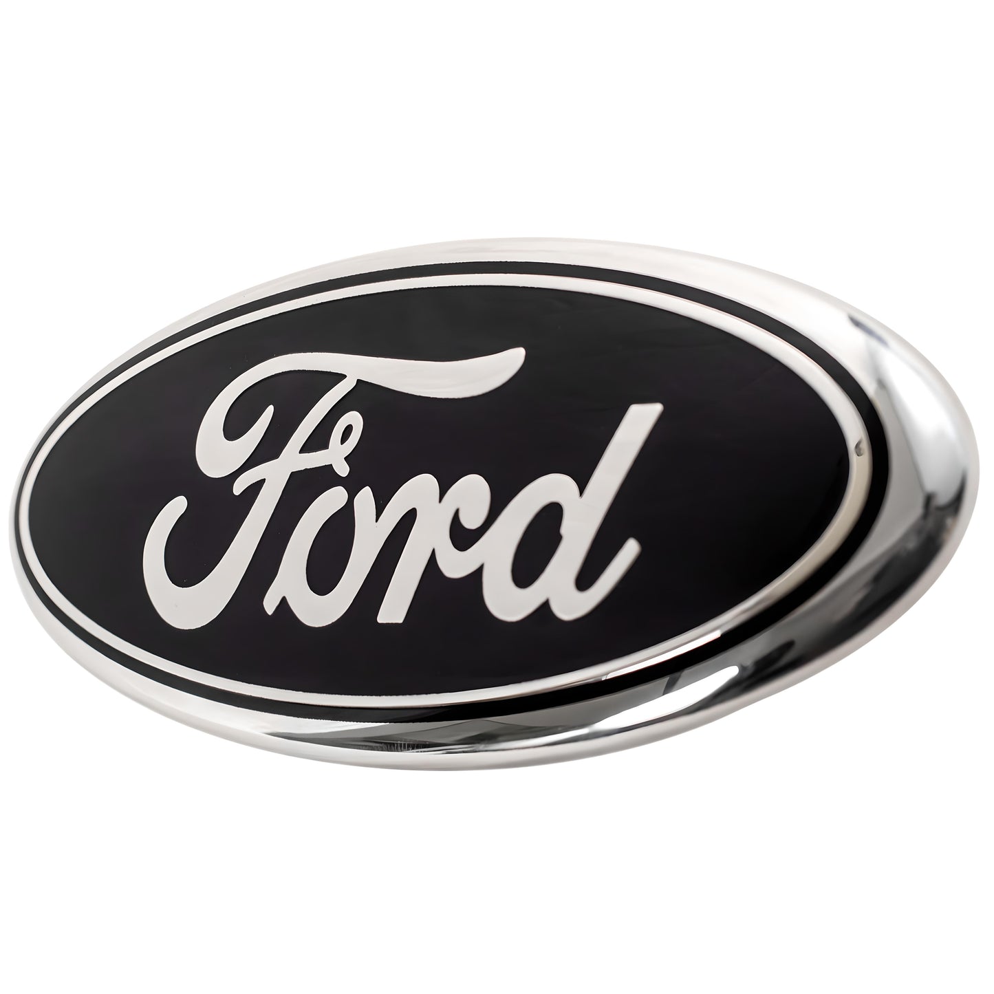 Ford Emblem Set Overlay | Silber Schwarz
