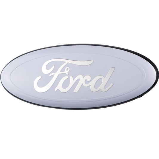 Ford Emblem Overlay | Chrom Weiß
