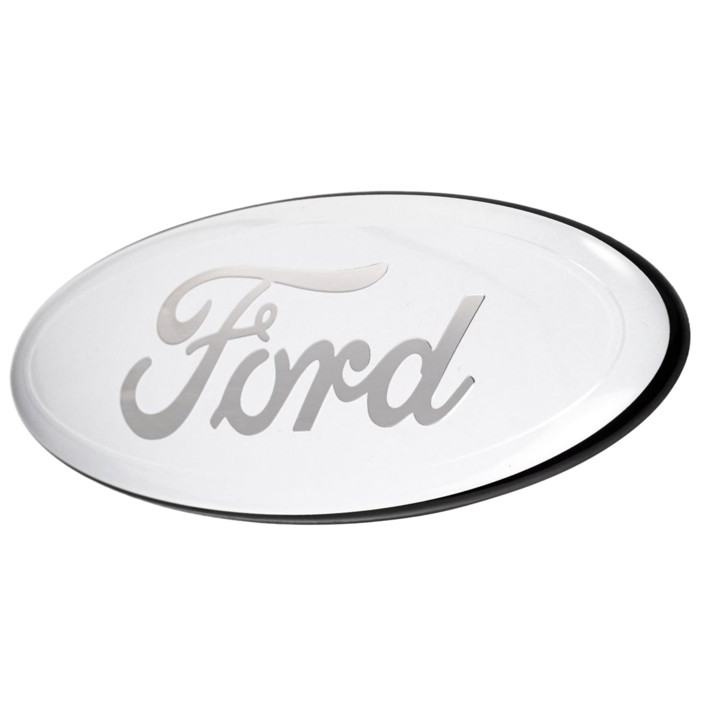 Ford Emblem Set Overlay | Chrome White